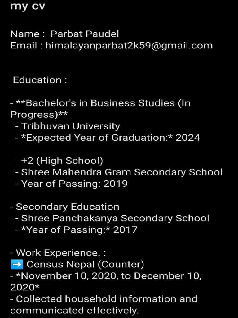 My CV | PDF