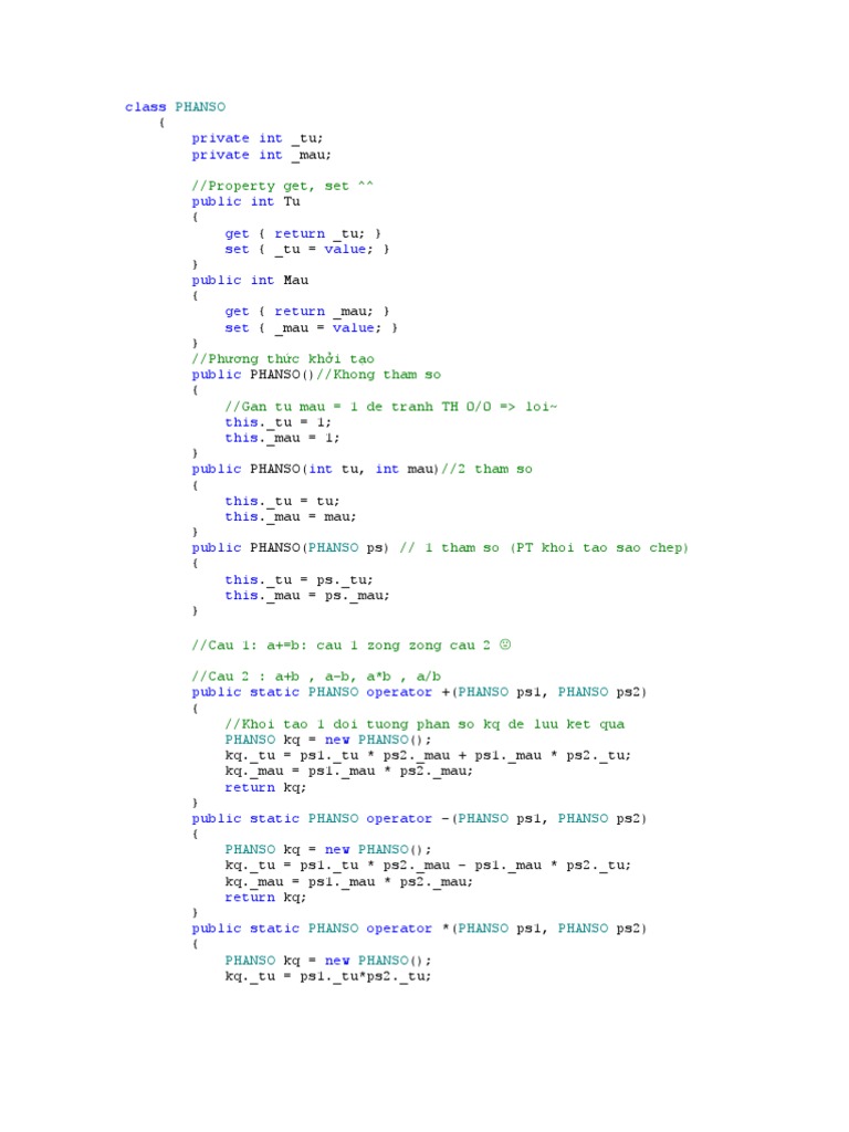 C# Class Implementations for Fractions and 3D Shapes | PDF | Teaching ...