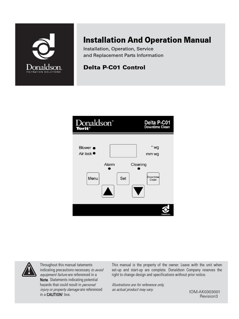 4 Training AK0303001 Delta P-C01 IOM - Rev3 | PDF | Manufactured Goods ...