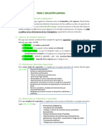 Tema 1 - Relación Laboral