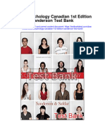 Instant Download Social Psychology Canadian 1st Edition Sanderson Test Bank PDF Full Chapter
