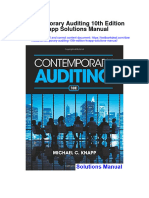 Instant download Contemporary Auditing 10th Edition Knapp Solutions Manual pdf full chapter