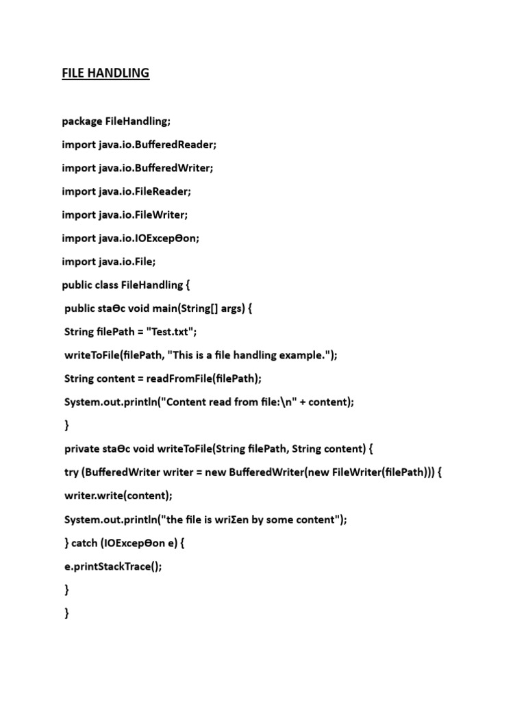 File handling pdf