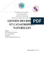 Examen, Gestion Des Risques Et Catastrophes Naturelles, Maurile M1S8, Optio Géotechnique