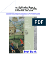 Instant Download Western Civilization Beyond Boundaries Volume I To 1715 7th Edition Noble Test Bank PDF Scribd