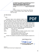 Undangan RPB Paket Pekerjaan Consulting Services VDRRSLP