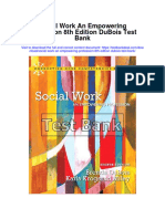 Instant Download Social Work An Empowering Profession 8th Edition Dubois Test Bank PDF Full Chapter