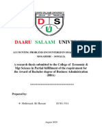 Thesis Book For ABDIRISACK ALI HASSAN BACHELOER DEGREE