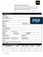 Form Employment Application