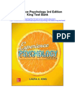 Instant Download Experience Psychology 3rd Edition King Test Bank PDF Full Chapter