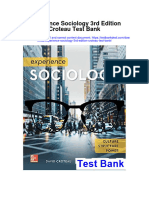Instant Download Experience Sociology 3rd Edition Croteau Test Bank PDF Full Chapter