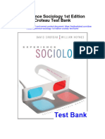 Instant Download Experience Sociology 1st Edition Croteau Test Bank PDF Full Chapter