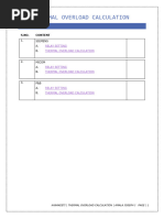 Thermal Overload Calculation of Relays