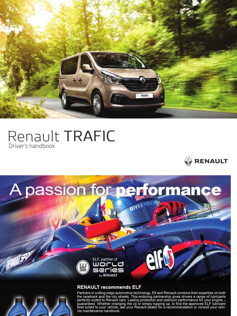 RENAULT TRAFIC OWNERS MANUAL PDF intelligence overview