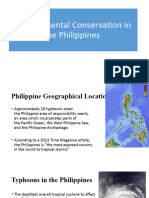 Environmental Conservation in The Philippines