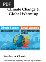 Climate Change and Global Warming