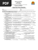 2nd Quarter Exam PRactical Research 2