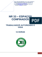 Curso de NR 33 Trabalhador Autorizado e Vigia 1