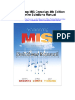 Instant Download Experiencing Mis Canadian 4th Edition Kroenke Solutions Manual PDF Full Chapter