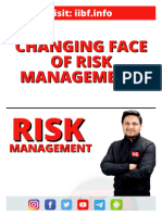 Changing Face of Risk Managment