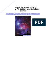 Instant download Explorations an Introduction to Astronomy 7th Edition Arny Solutions Manual pdf full chapter