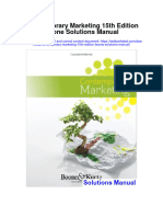 Instant Download Contemporary Marketing 15th Edition Boone Solutions Manual PDF Full Chapter