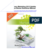 Instant Download Contemporary Marketing 2013 Update 15th Edition Boone Solutions Manual PDF Full Chapter