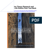 Instant Download Motivation Theory Research and Application 6th Edition Petri Test Bank PDF Full Chapter