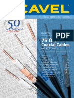 Cavel Katalog Coaxial Cables