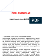 Dizel 13 Hafta Egr Ve Partikül Filtreleri