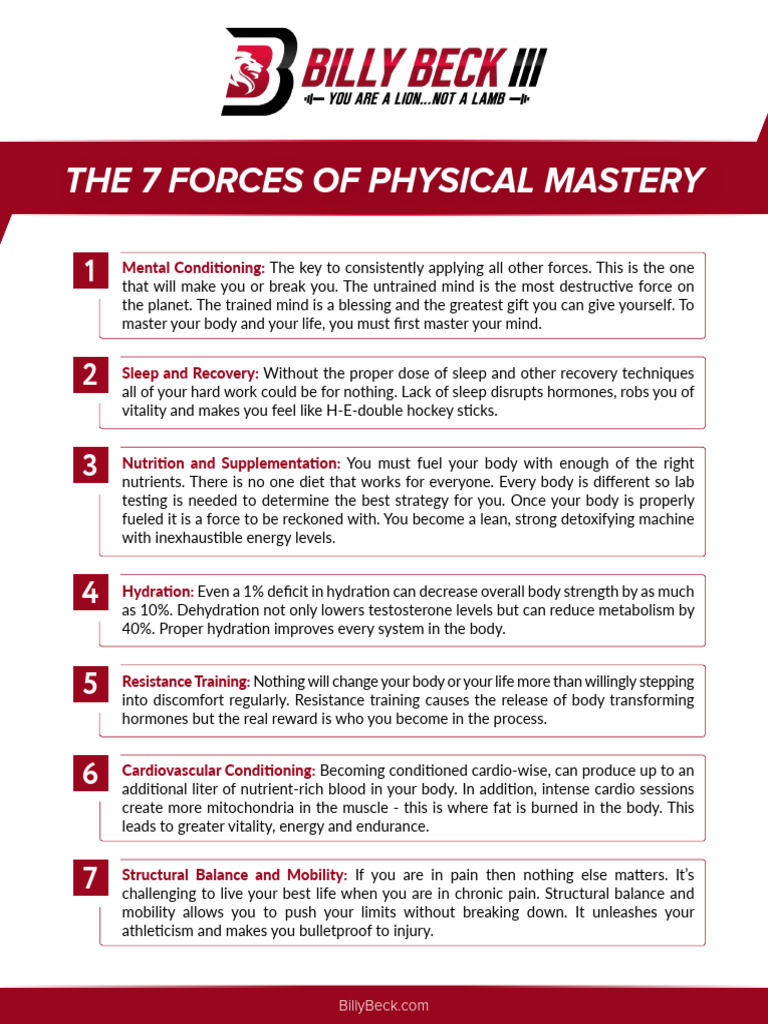 The 7 Forces of Physical Mastery PDF Design V3 Modifications 004 2 | PDF