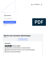 Décrire Une Structure Électronique - 2nde - Méthode Physique-Chimie - Kartable