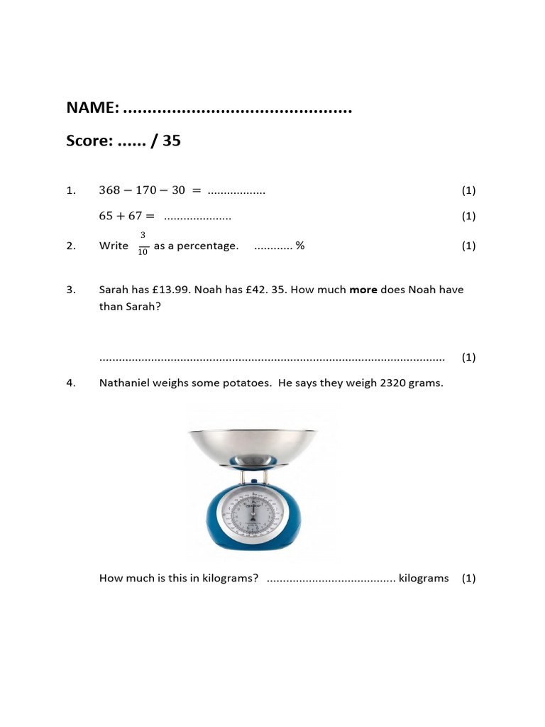 Mathematics Year 7-8 10:1 | PDF
