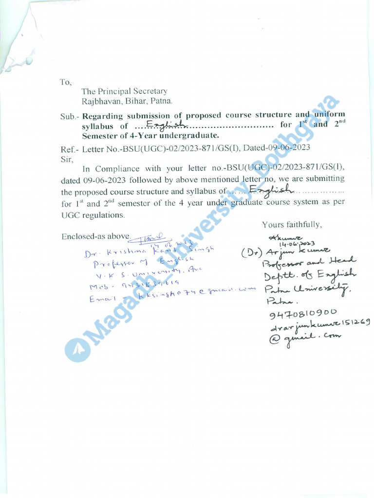 CBCS Syllabus English | PDF