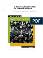Instant Download Exploring Marketing Research 10th Edition Zikmund Test Bank PDF Full Chapter