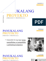 Larang Panukalang Proyekto