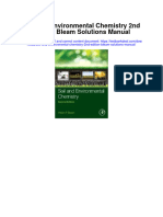 Instant Download Soil and Environmental Chemistry 2nd Edition Bleam Solutions Manual PDF Full Chapter