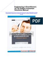 Instant Download Software Engineering A Practitioners Approach 7th Edition Pressman Solutions Manual PDF Full Chapter