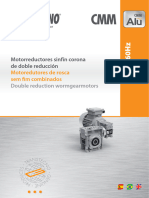 H - CMM Double Reduction Wormgearmotors - 0317 60Hz