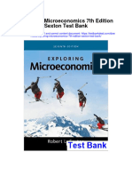 Instant Download Exploring Microeconomics 7th Edition Sexton Test Bank PDF Full Chapter