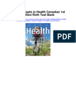 Instant Download Core Concepts in Health Canadian 1st Edition Roth Test Bank PDF Full Chapter