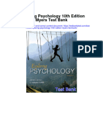 Instant Download Exploring Psychology 10th Edition Myers Test Bank PDF Full Chapter