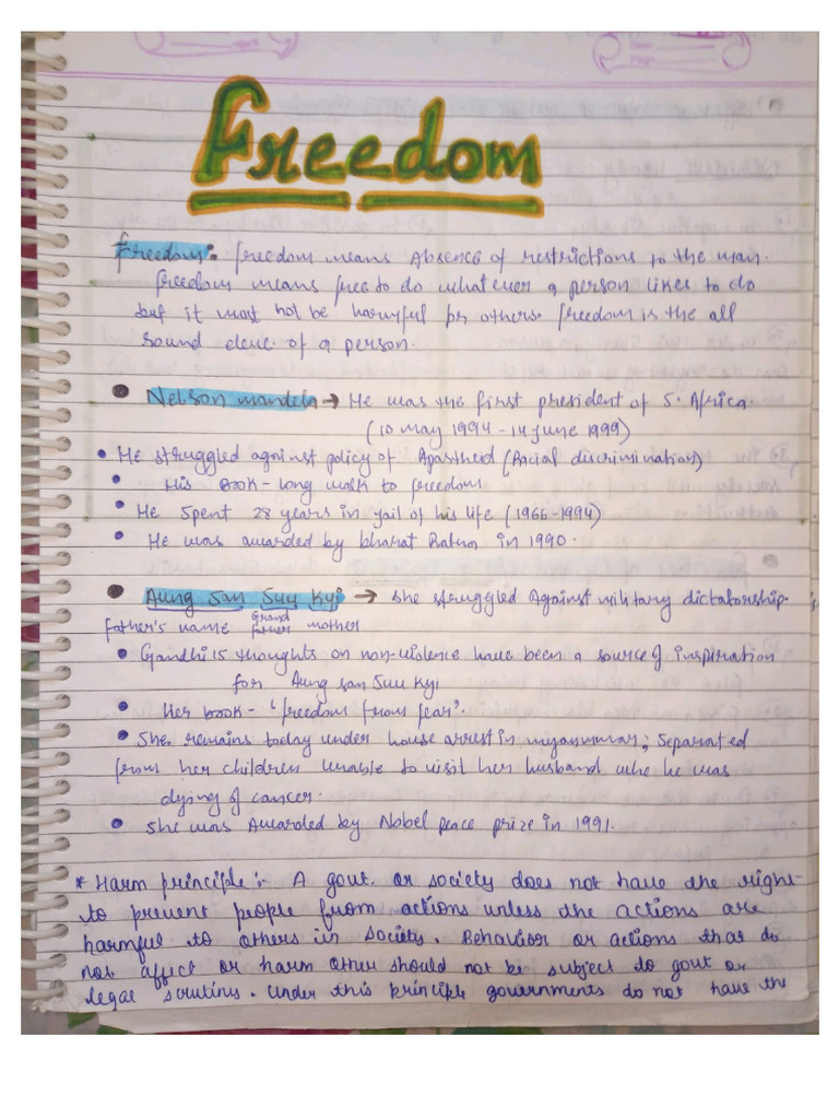 Freedom Notes | PDF