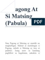 Si Pagong at Si Matsing