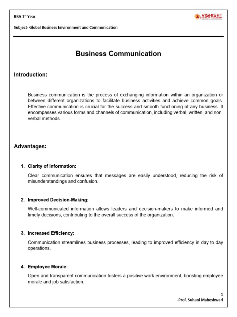 Global Business Communication Essentials | PDF | Business | Economies