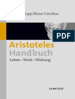 Aristoteles-Handbuch Leben - Werk - Wirkung by Christof Rapp, Klaus Corcilius (Eds.)