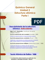 Unidad 2 - Estructura Atómica y Clasificación de Los Elementos Químicos