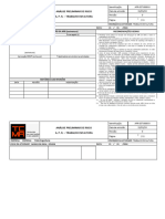 APR Trabalho em Altura TCMA