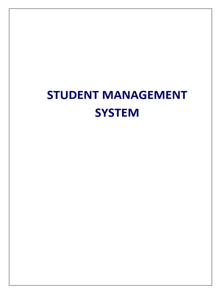 Student Information Example