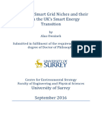 A Study of Smart Grid Niches and Their Role in The UK Smart Energy Transition